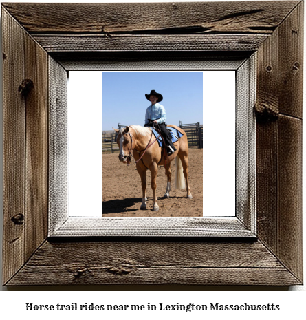 horse trail rides near me in Lexington, Massachusetts